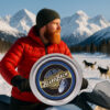 Bad Bob's Alaskan Beard Balm with vitamin E, grape seed oil, beeswax, shea oil, argan kernal oil, and jojoba seed oil.